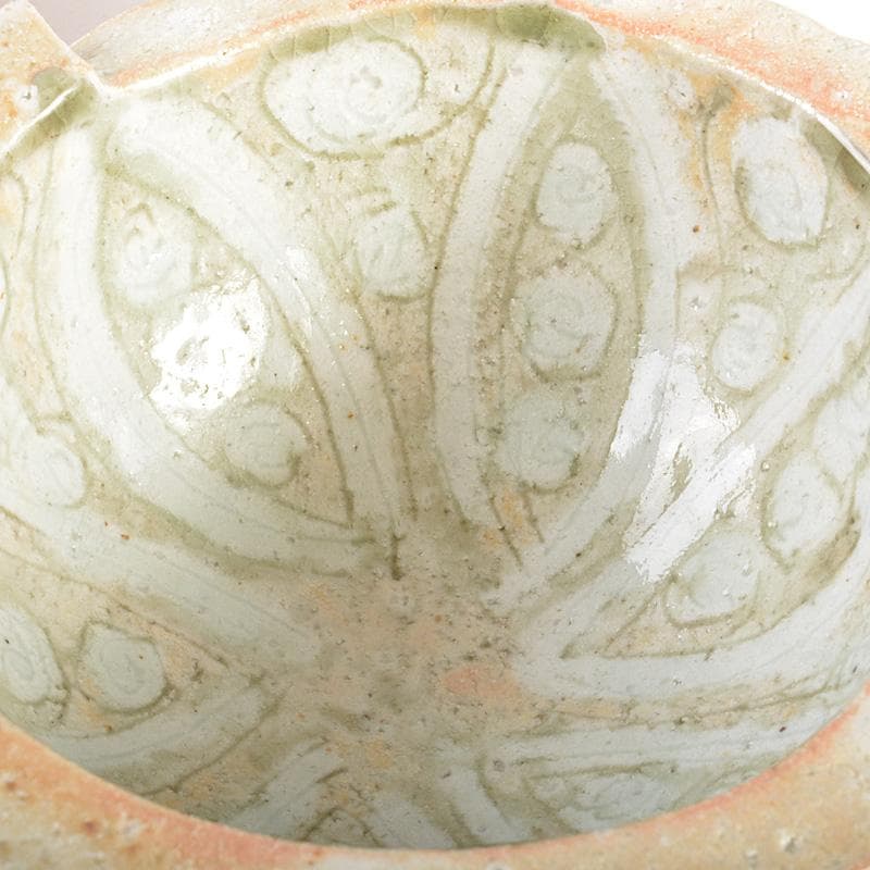 伊賀焼　小島憲二造　丸陶筥　陶箱　共箱　V　R6133C