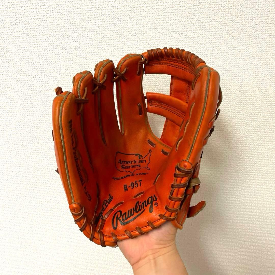 397 ローリングス ビンテージ 即戦力 軟式 内野手用グローブ 左投げ