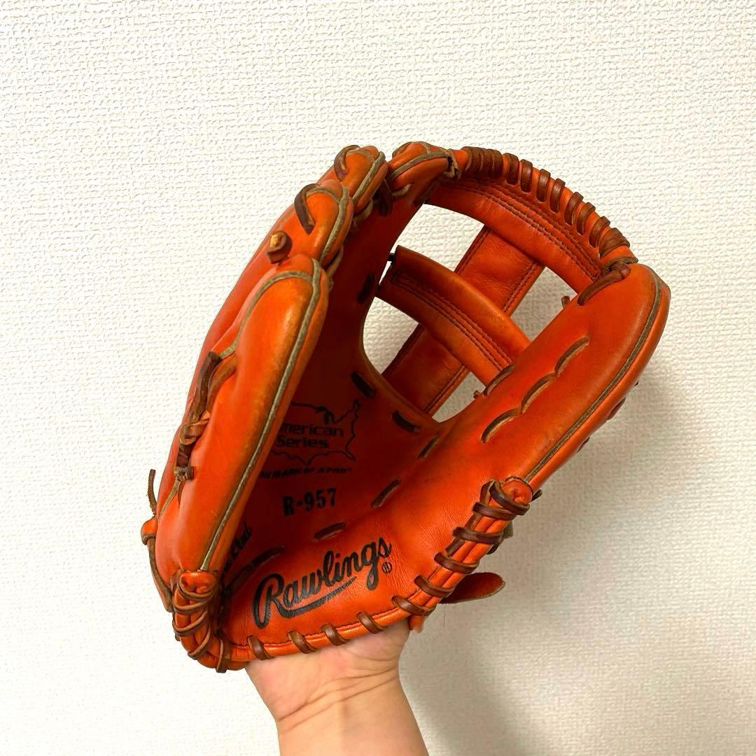 397 ローリングス ビンテージ 即戦力 軟式 内野手用グローブ 左投げ