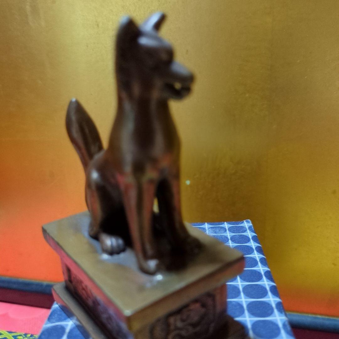 高岡銅器、伝統工芸品 稲荷一対紙箱付き