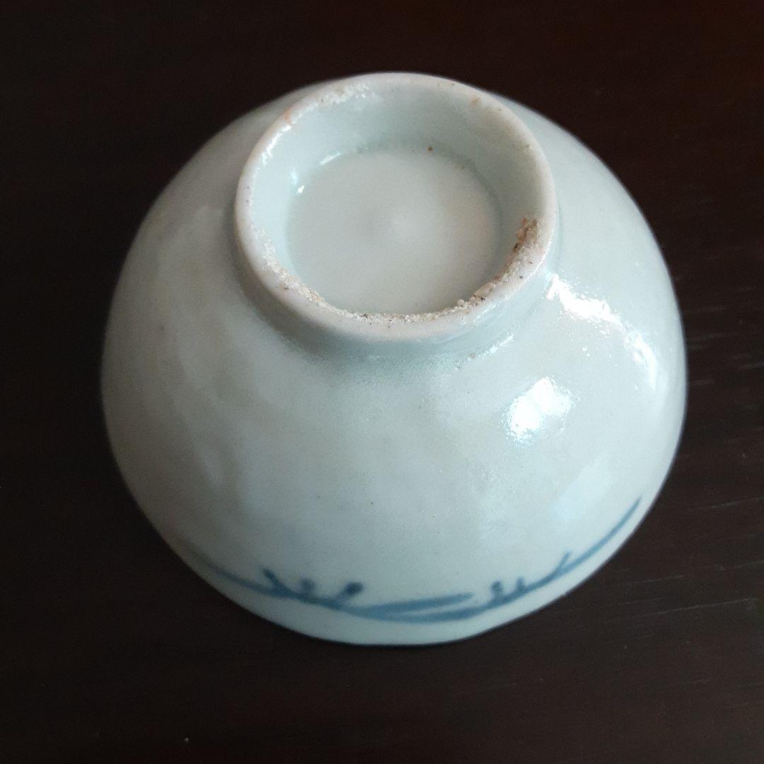 初期伊万里笹紋ぐい飲み(碗形)