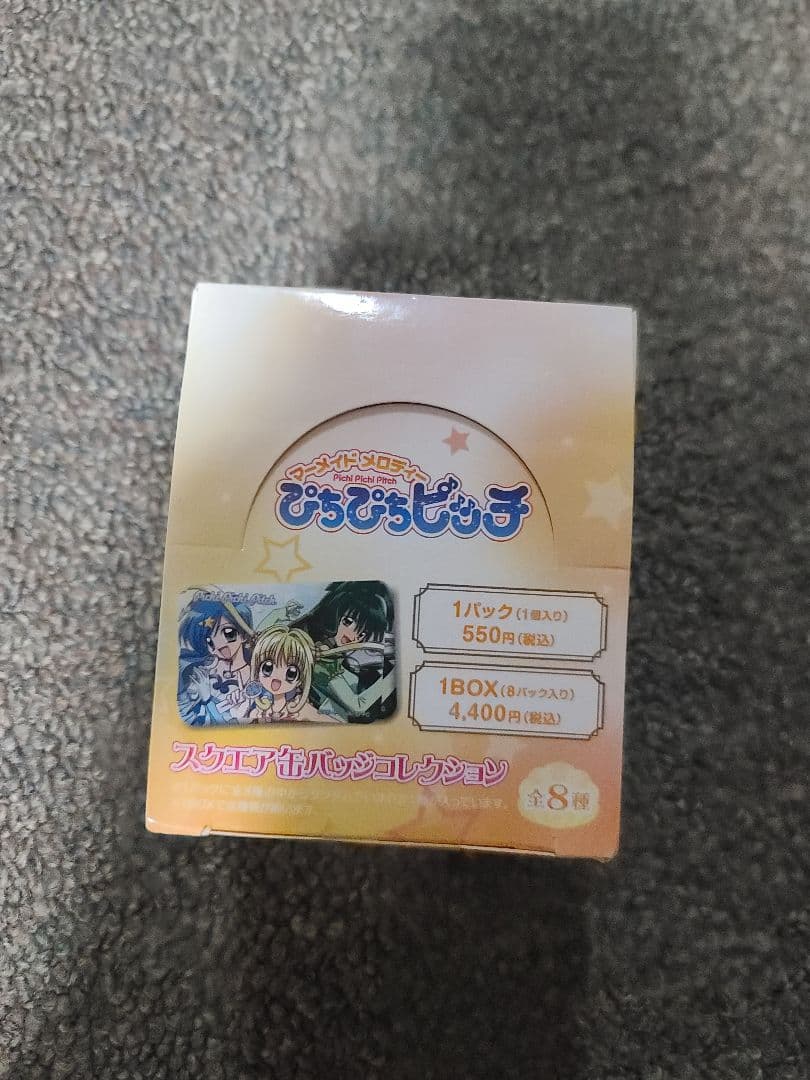 ぴちぴちピッチ 全種コンプ スクエア缶バッジ・ハート缶バッジコレクション