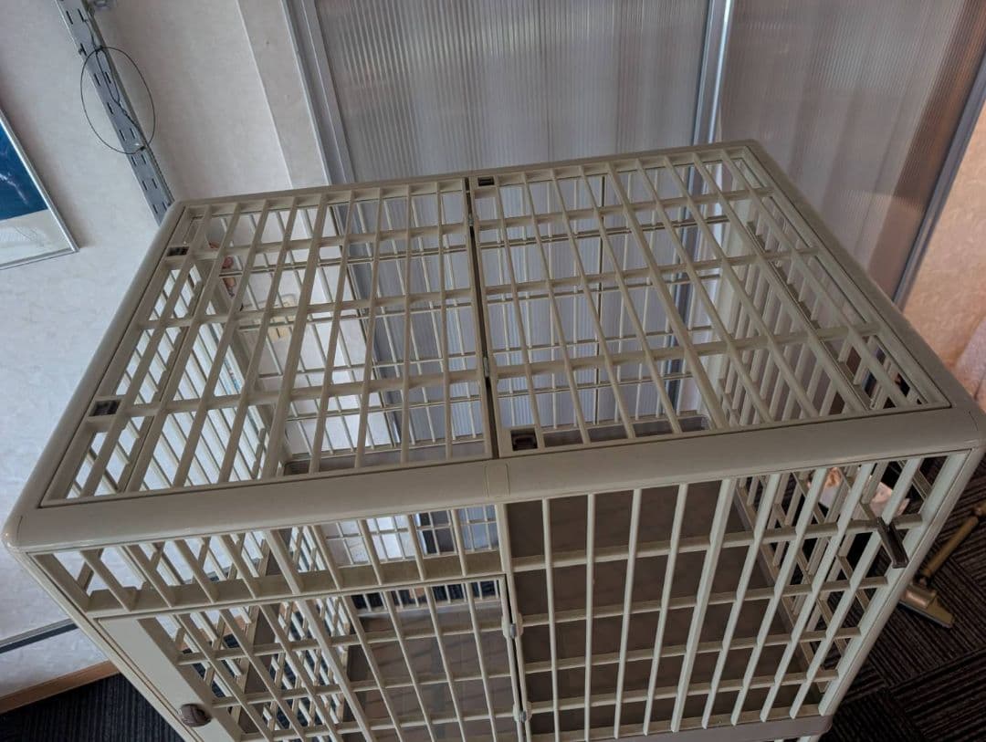 キャットケージ 3段 プラケージ アイリスオーヤマ 813 ベージュ