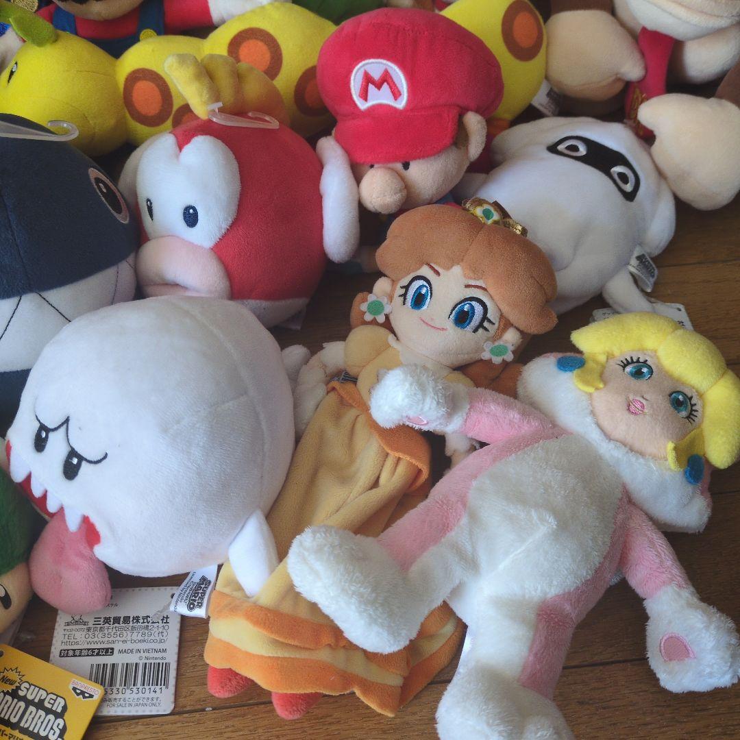 新品から美品★スーパーマリオブラザーズ★ぬいぐるみ★21個まとめてセット