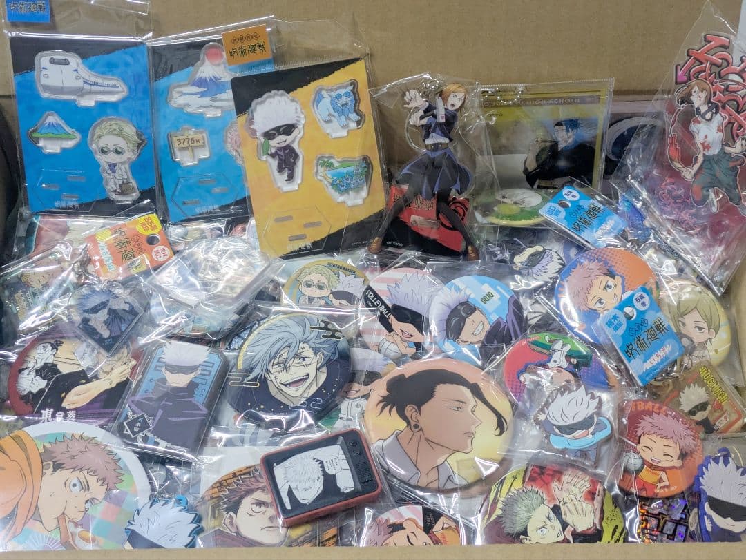 呪術廻戦 のみ 五条悟 禪院真希 他 缶バッジ マスコット 等 グッズセット