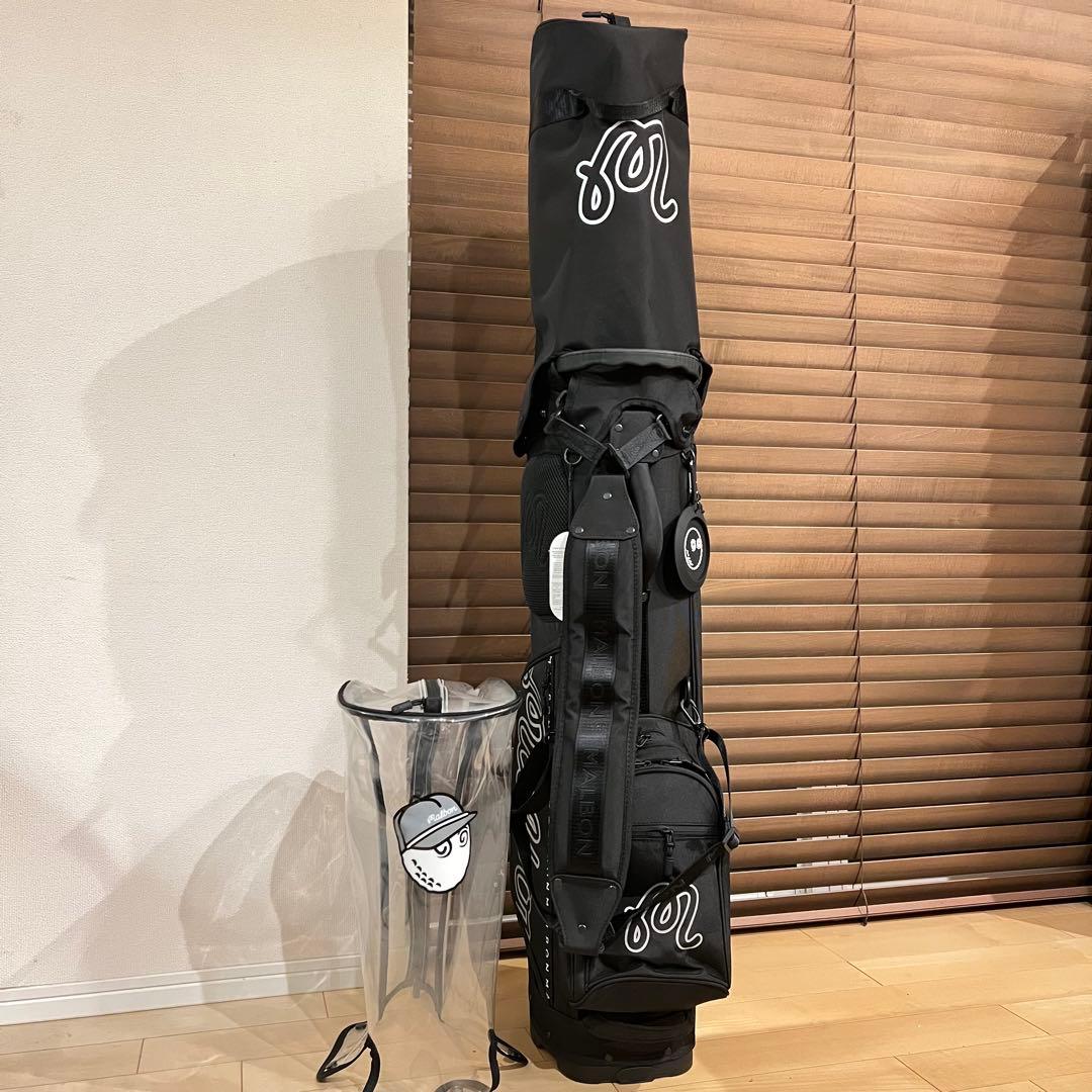 【即発送】25 MALBON マルボンゴルフ キャディバッグ ゴルフバッグ BK