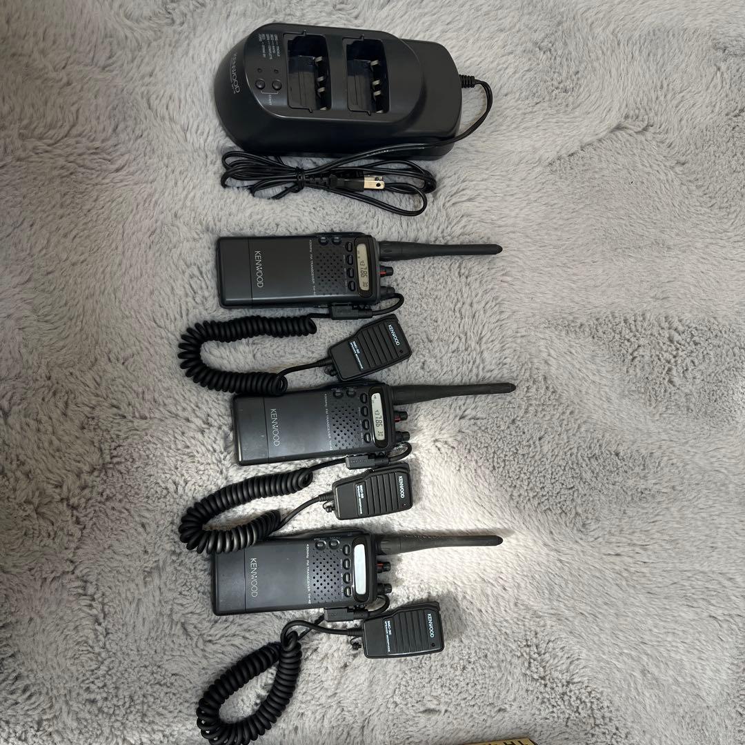 最後の値下　KENWOOD TH-44 トランシーバー 3台セット