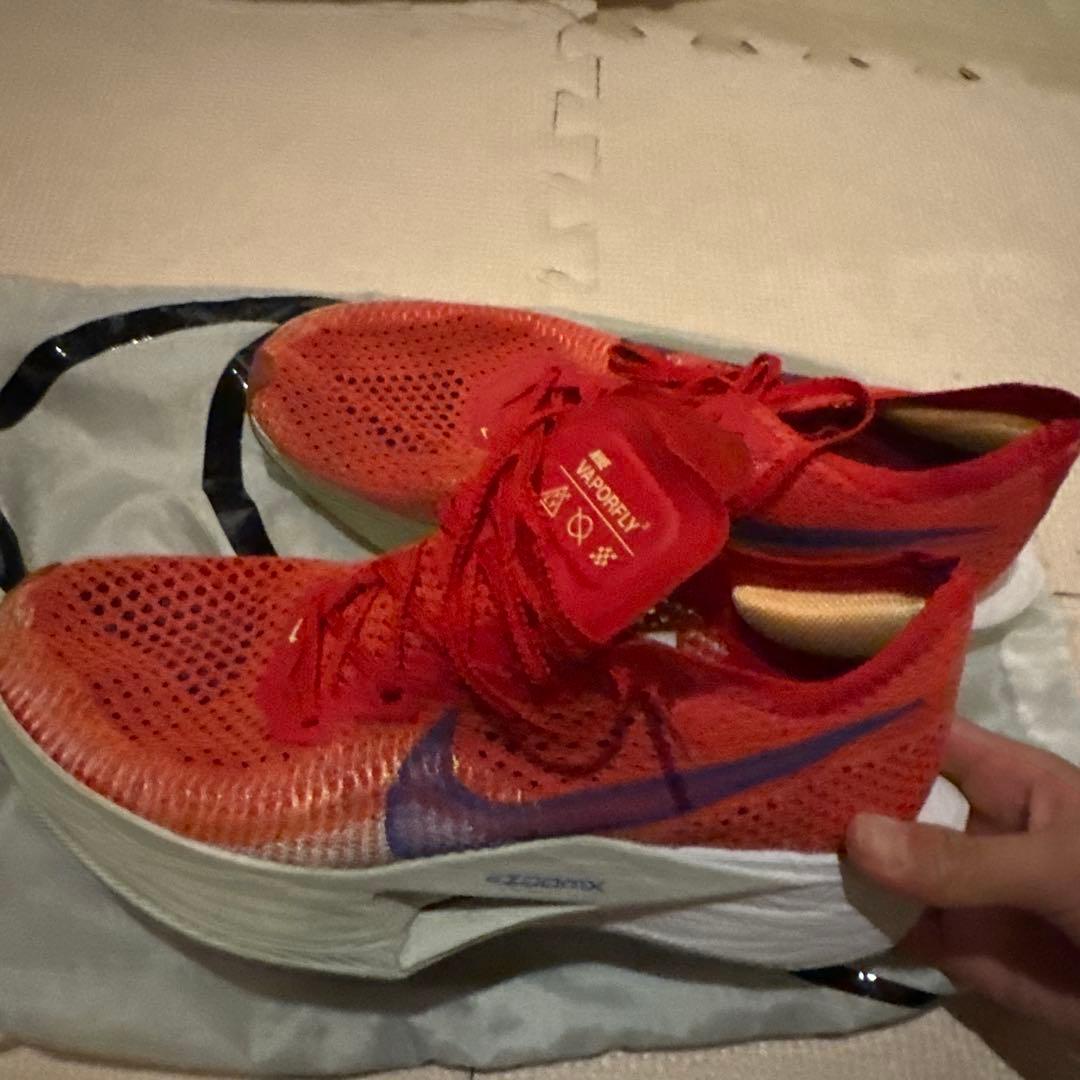 NIKEヴェイパーフライ3赤/青26.5JP