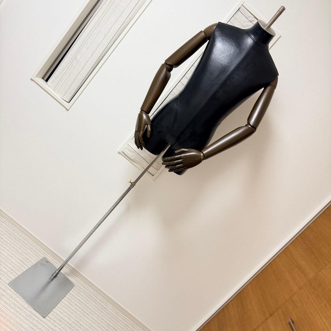 超希少✨Sun エコボディ トルソー マネキン 着付け 腕付き　メンズ　黒