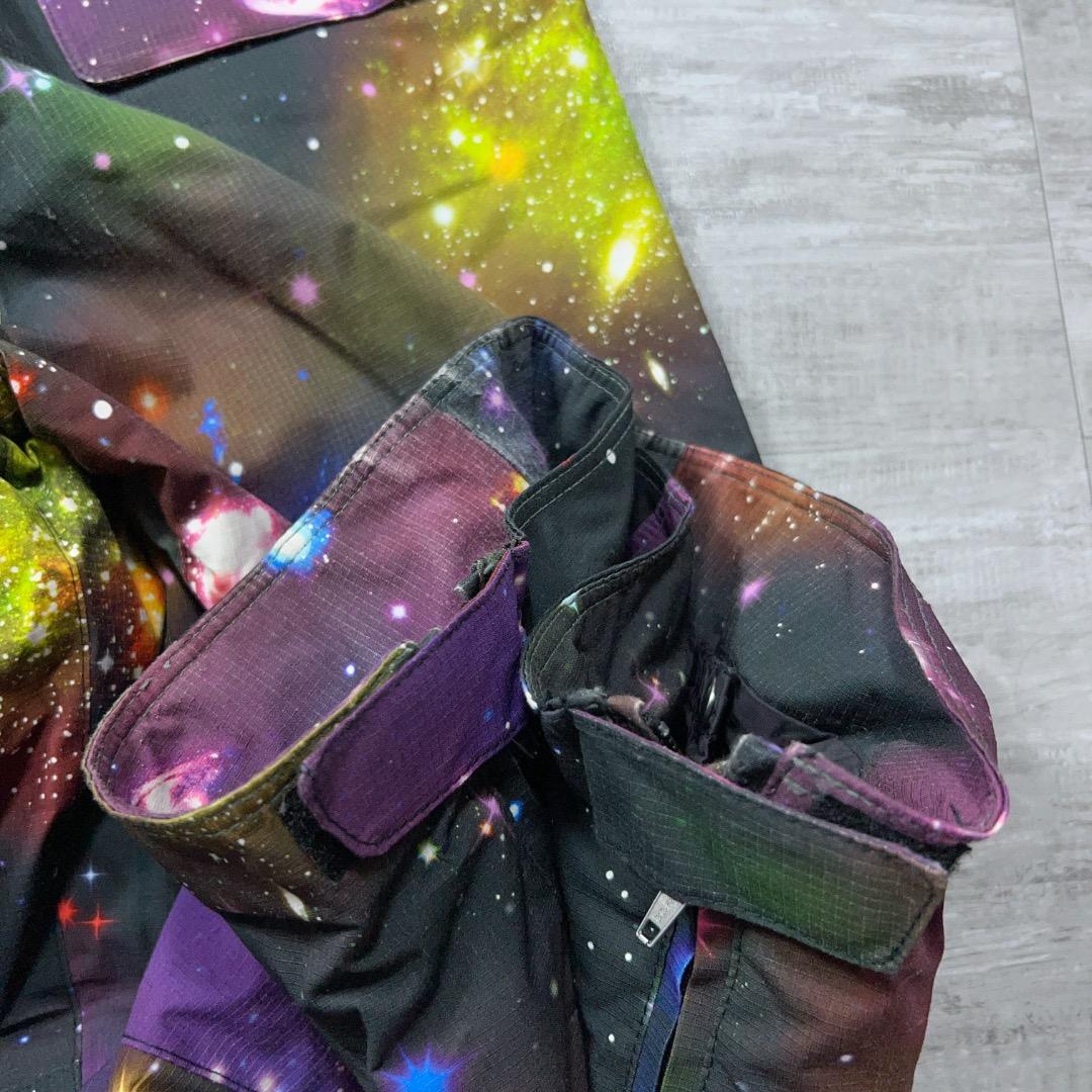 FABLICE ファブリス 総柄 宇宙 スキーウェア フルオープン ジップ S