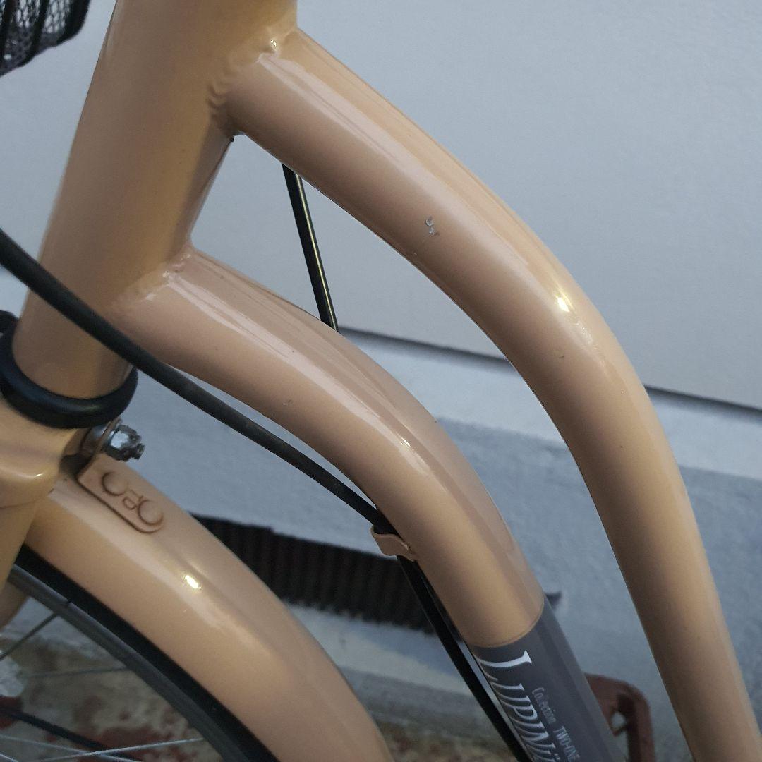 ママチャリ シティサイクル 前面バスケット付き