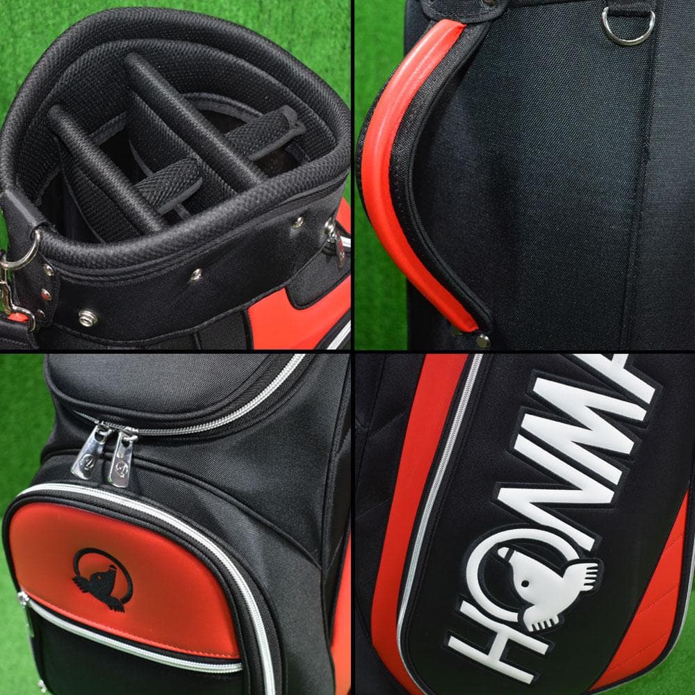 HONMA/ホンマ ゴルフ キャディバッグ9型【ブラック】美品！