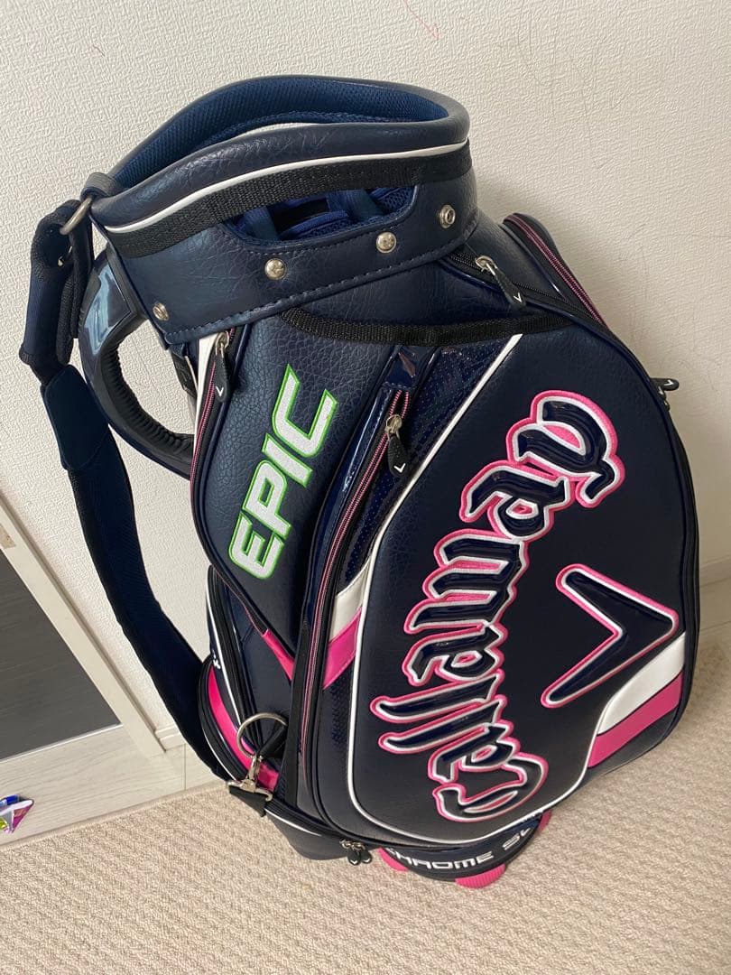 緊急値下げ！キャロウェイ　エピック　キャディバック　ネイビーピンク　ツアーモデル