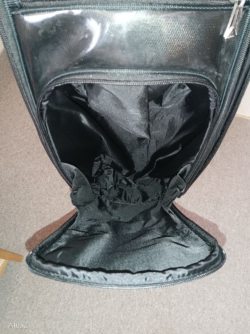 Addidasメンズキャディバッグブラック/レッド フードカバー/ベルト付き