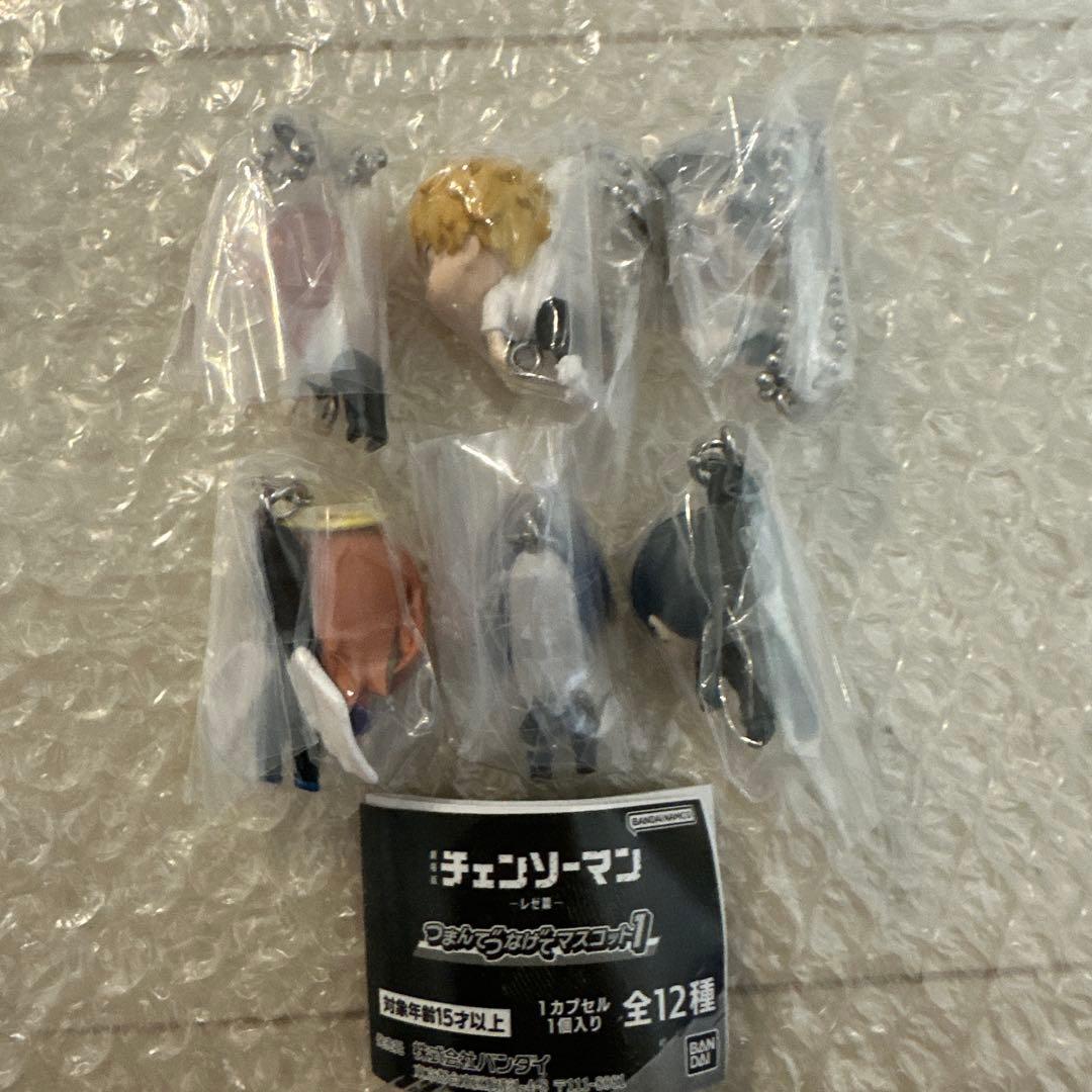 チェンソーマンレゼ篇 つまんでつなげてマスコット６種　カニカン、ボールチェーン