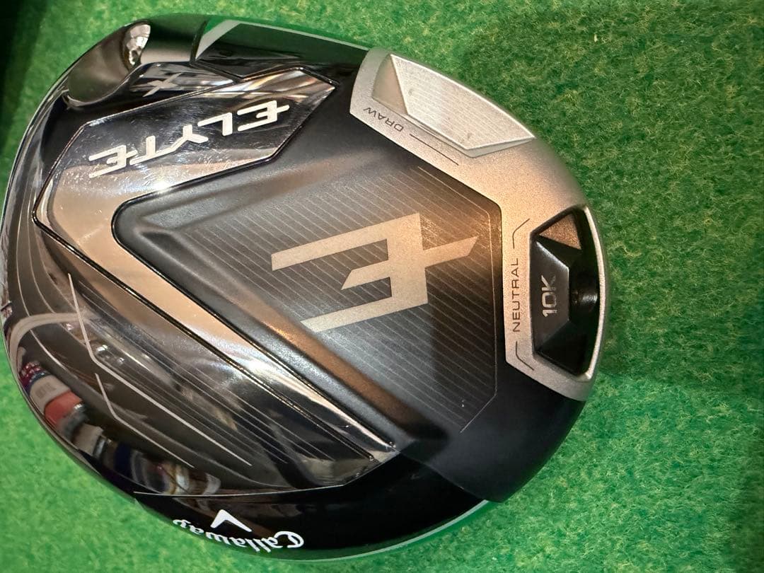 美品Elyte X 10Kドライバー ヘッド10.5°ウェイト13g付　エリート