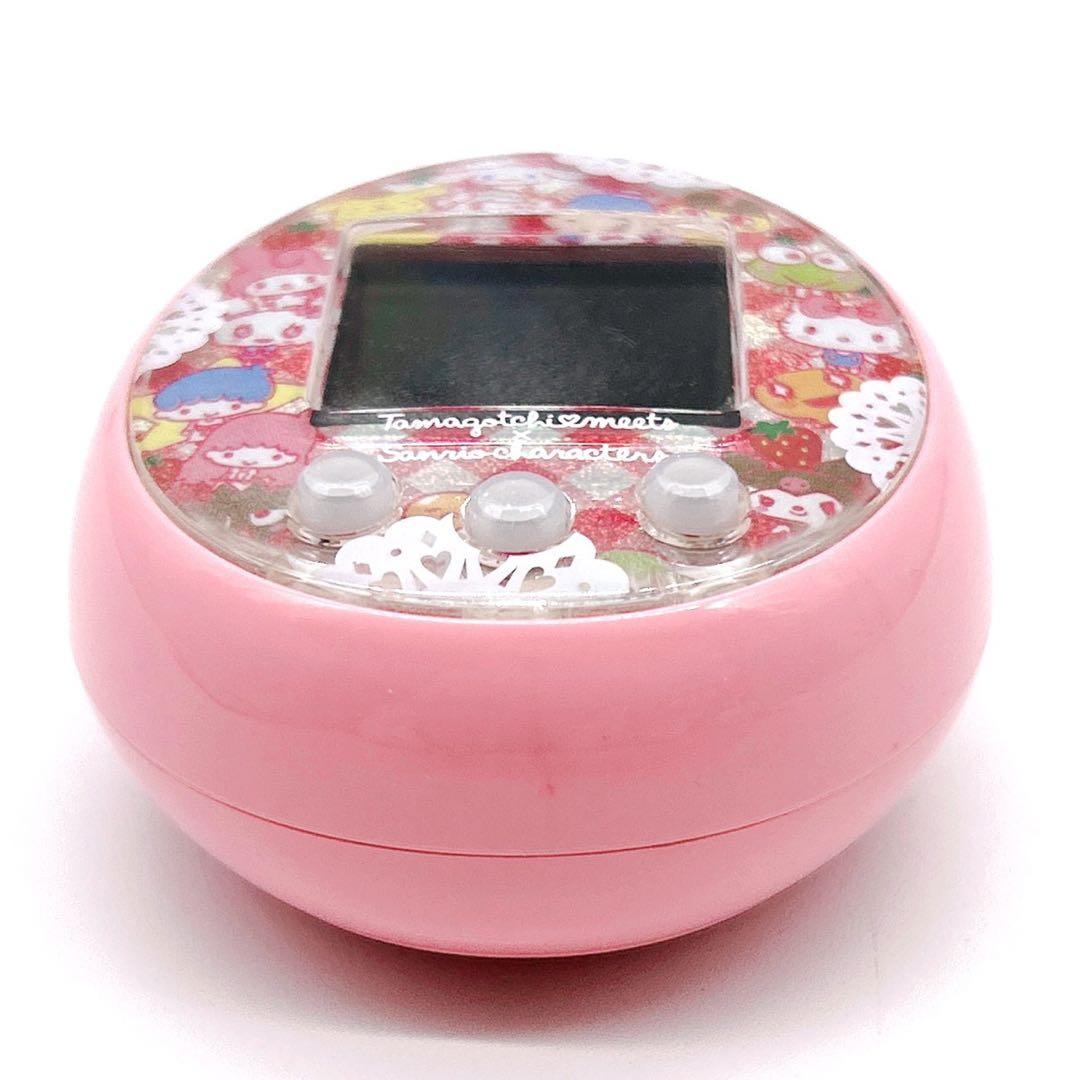 たまごっちみーつ サンリオキャラクターズみーつ ver.ピンク ストラップ付き