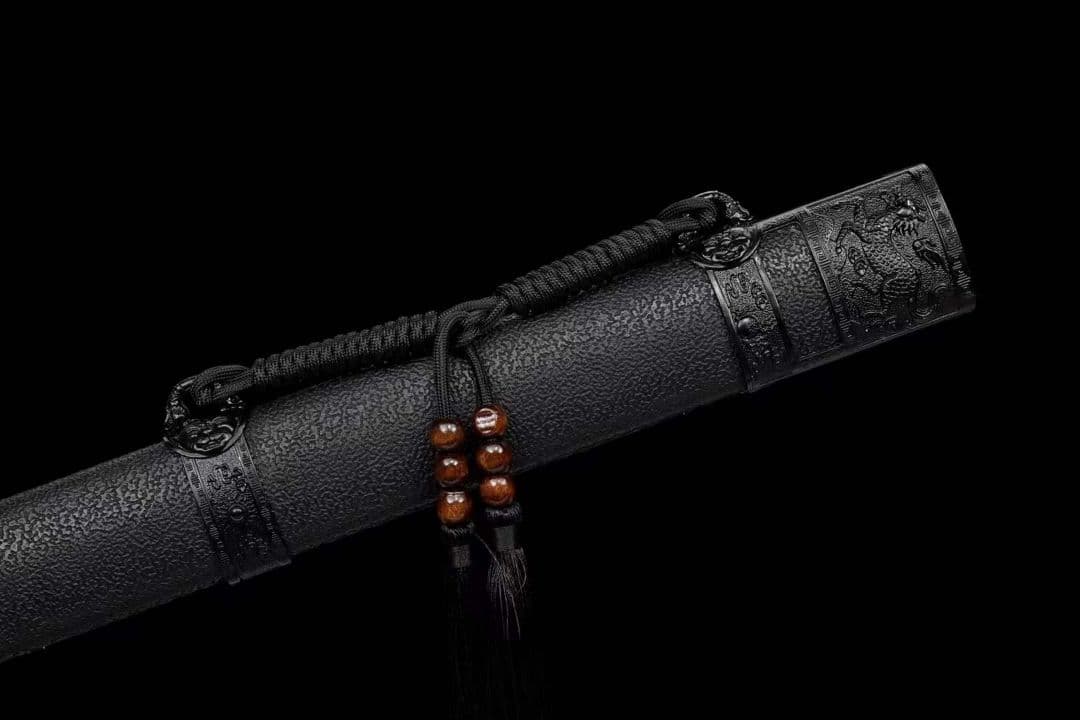 『黒龍唐横刀』 古兵器 武具　刀装具　日本刀　模造刀 居合刀 長尺