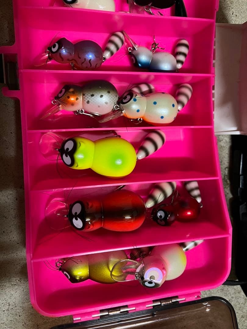 美品　zealルアーセット　まとめ売り　アライくん　 ウエストボックス付き