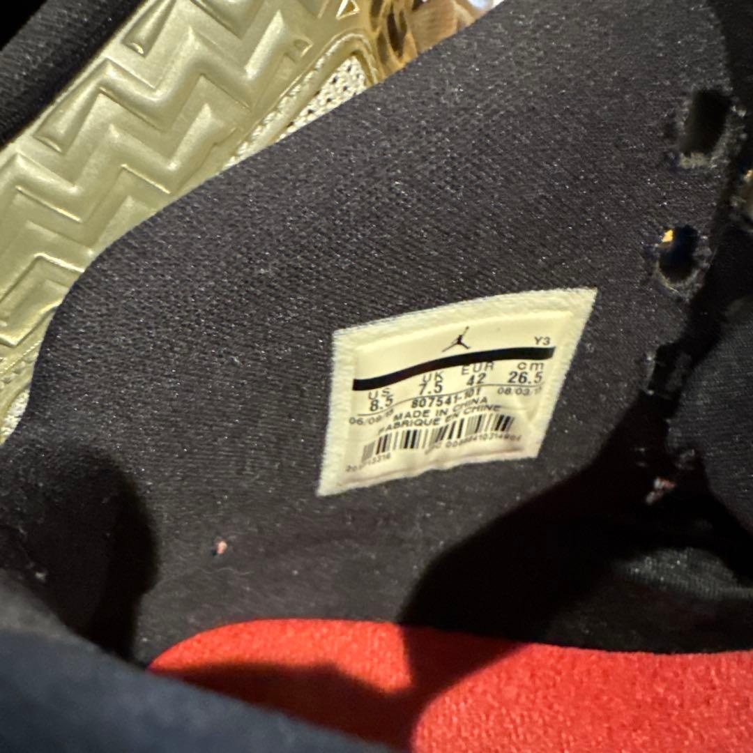 Nike Air Jordan シューズ ホワイト/シルバー/レッド