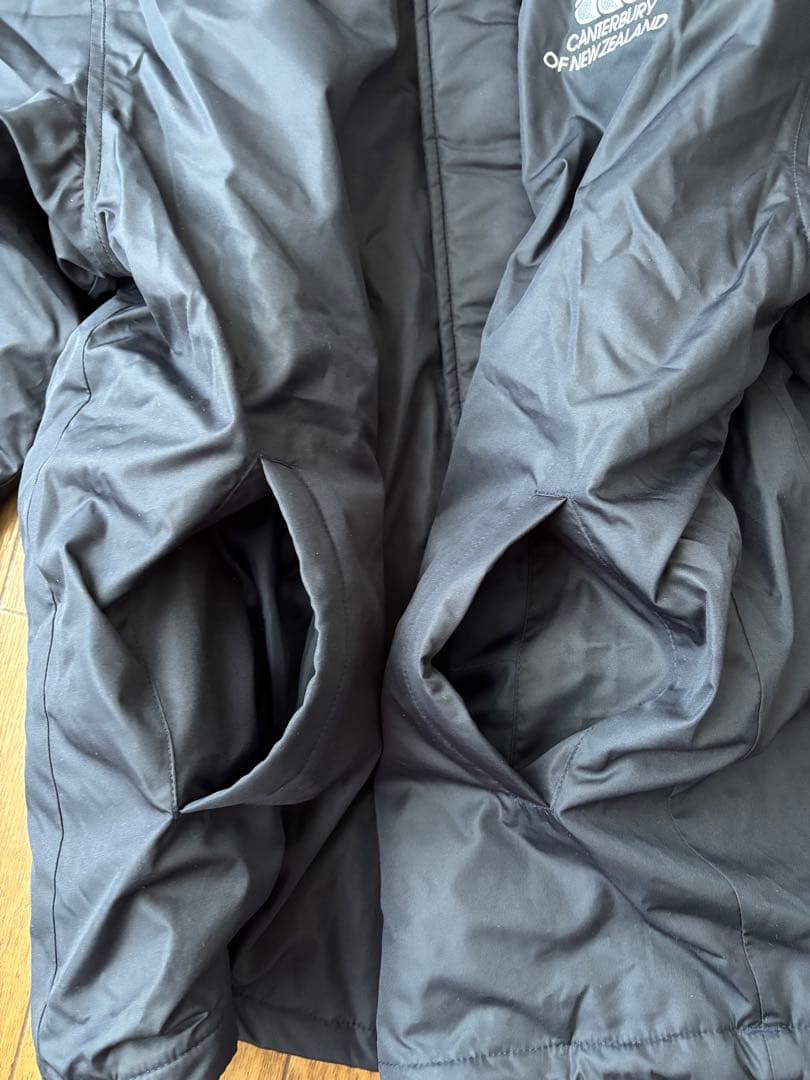 新品未使用　タグ付き　カンタベリー　ネイビー　中綿ジャケット　メンズLサイズ