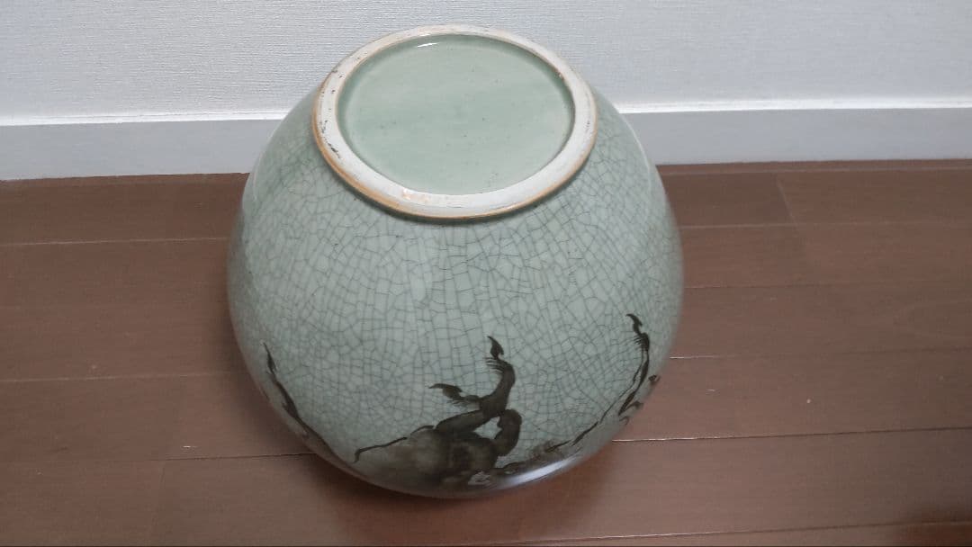 【午年】相馬焼 馬の絵柄 陶器花瓶