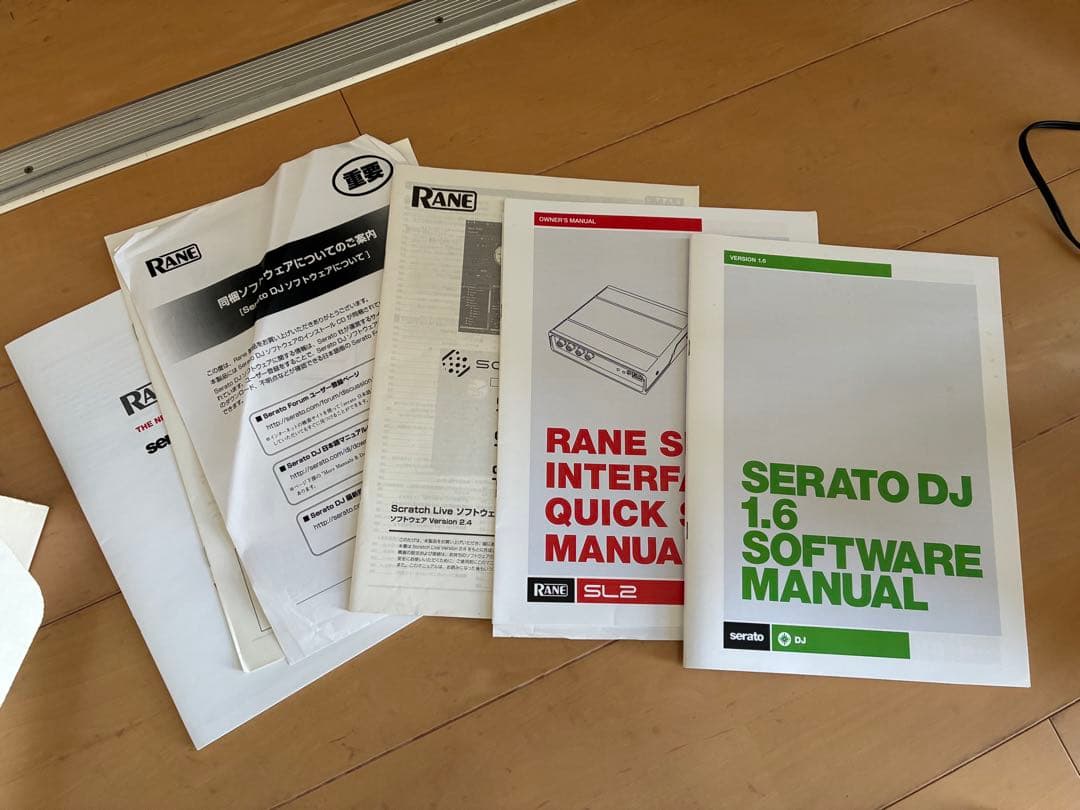 RANE SCRATCH LIVE SERATO SL2フルセット