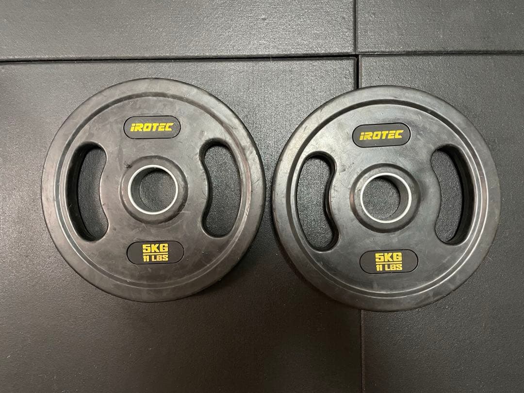 【出品③】IROTECオリンピックプレートオールラバー仕様穴径51mm