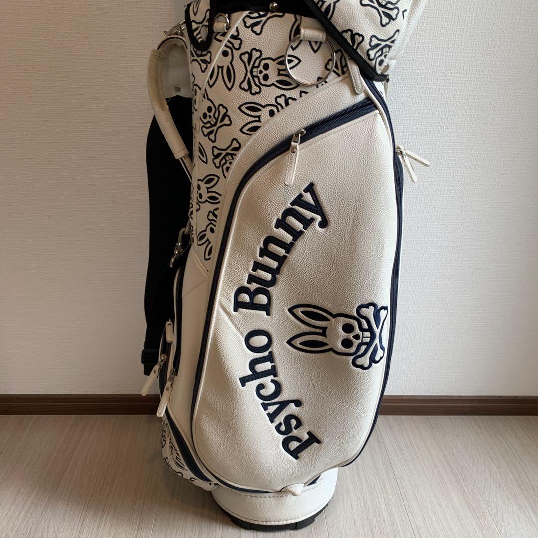 Psycho Bunny キャディバッグ ホワイト