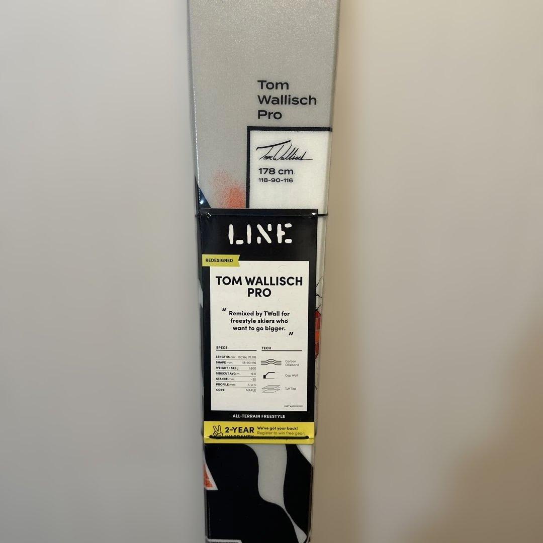 新品　LINE TOM WALLISCH PRO 20-21 178㎝　スキー板