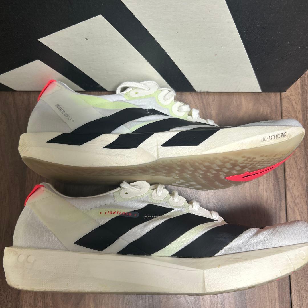 adidas adizero Japan9レーシングシューズホワイト/ブラック