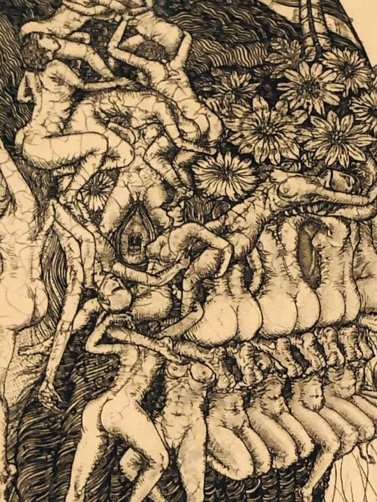 幻の名作❗️多賀新-虚飾　江戸川乱歩の表紙絵の実物特別頒布