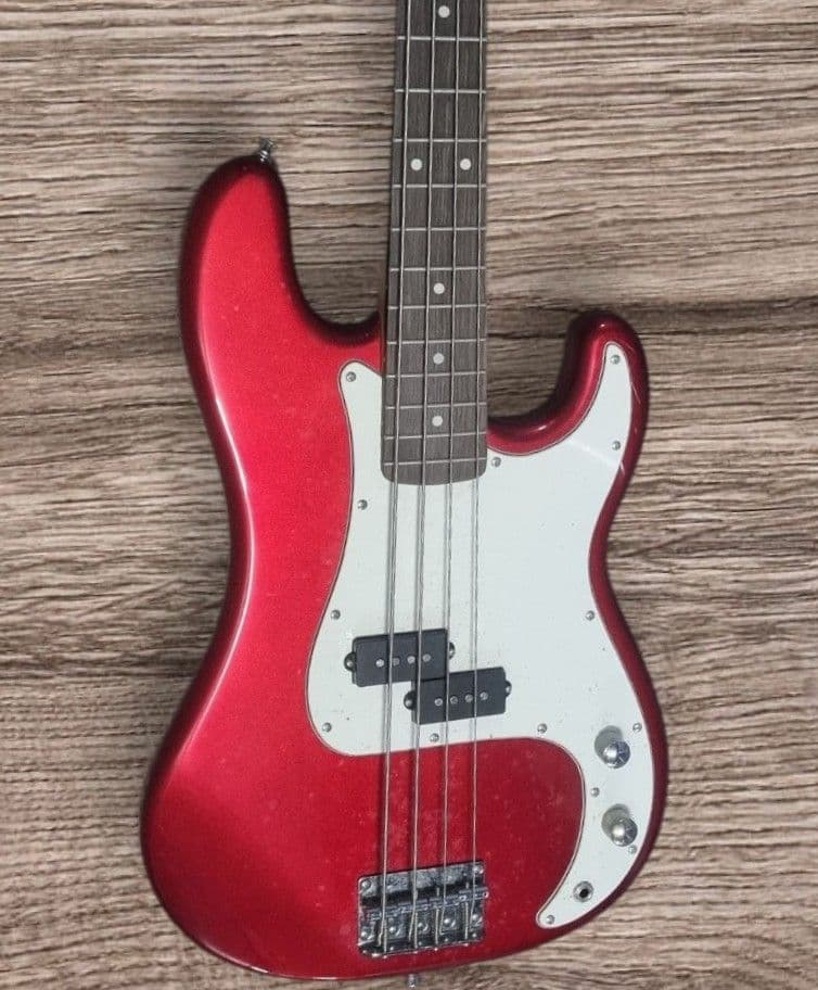 SELDER ベースギター　赤メタリック エレキベース