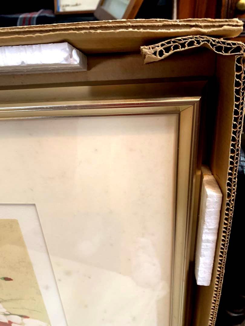 シリアルナンバー有り　ミッシェル・アンリ　「真紅の花」