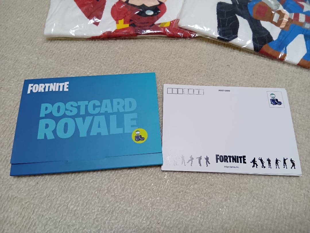 フォートナイト MARVEL Twitter 懸賞 ノベルティグッズ 1式