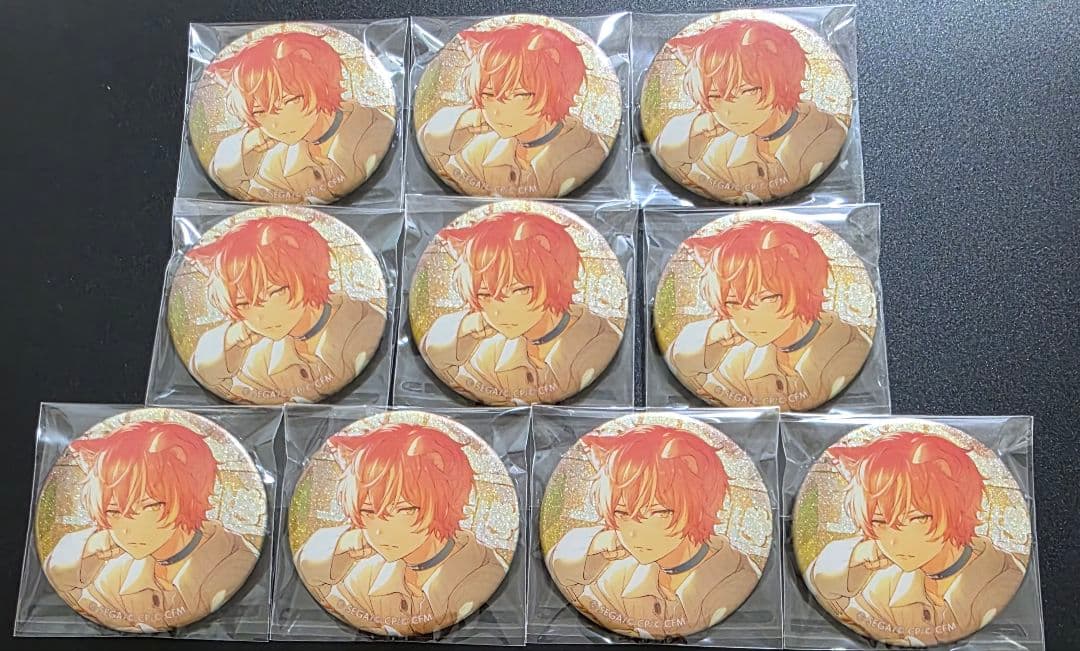 プロセカ　東雲彰人　グリッター缶バッジ　グリ缶　38C　30点