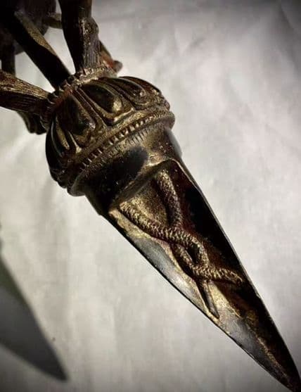 銅器 仏教 明王金剛杵 法器古美術 コレクション品 銅製 工芸品 彫刻装飾品置物