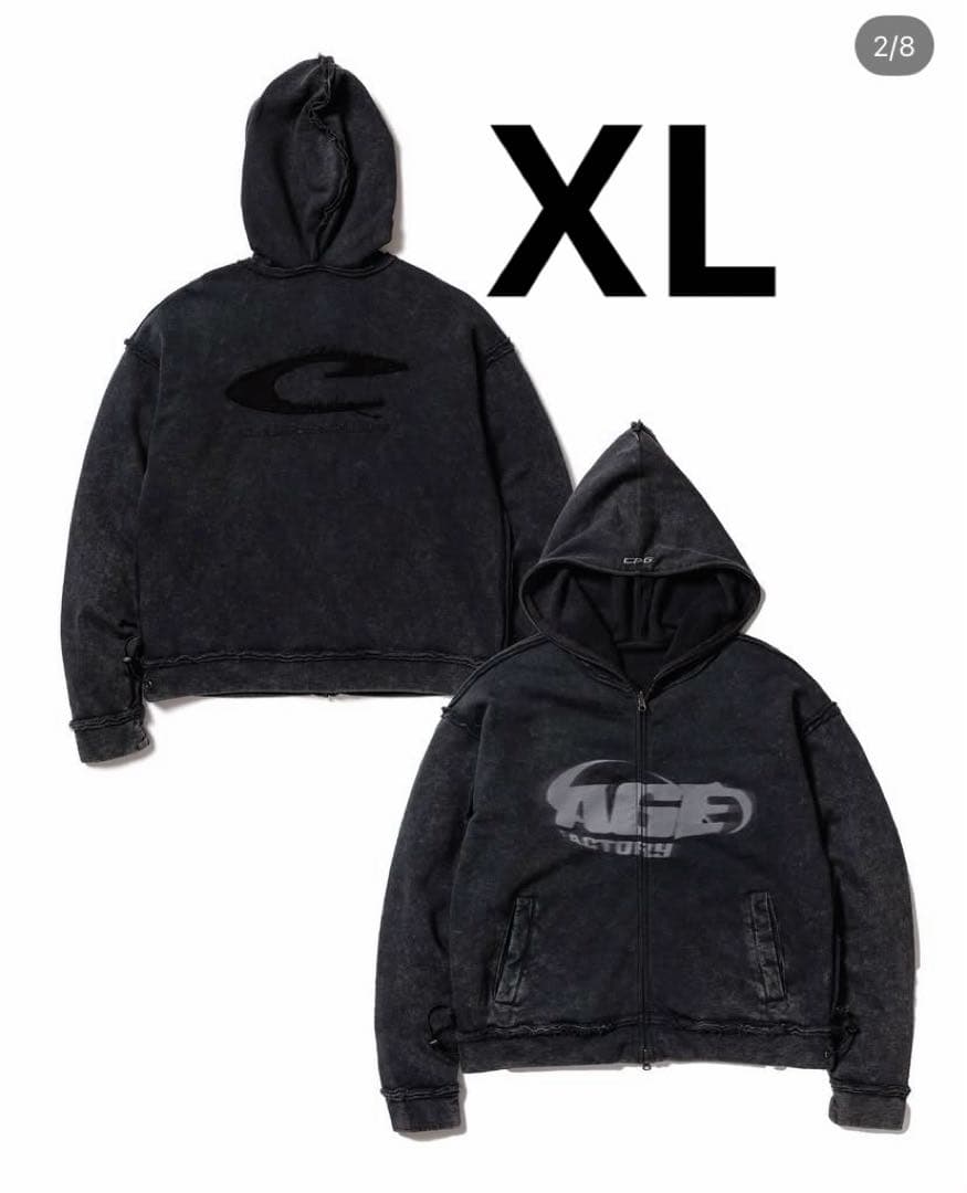 【新品未着用・タグ付】Age Factory × CPG コラボ パーカー XL