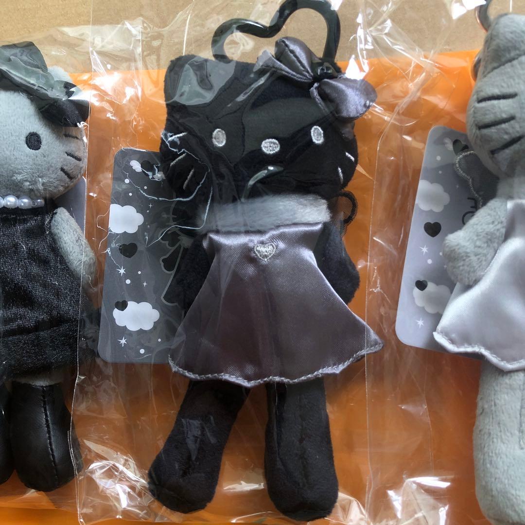 新品未開封 サンリオ キティ ブラックエンジェル スタイルアップマスコット 黒