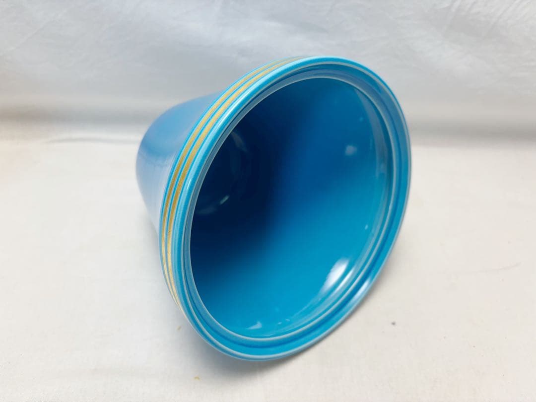 未使用 茶道具 御室窯 浅黄交趾 末広水指 水差し 陶印 共布 共箱