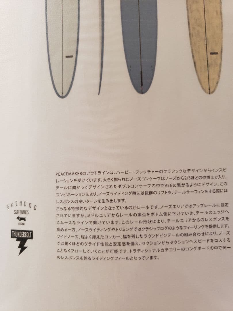 サーフィン・ボディボード Thunder Bolt SKINDOG