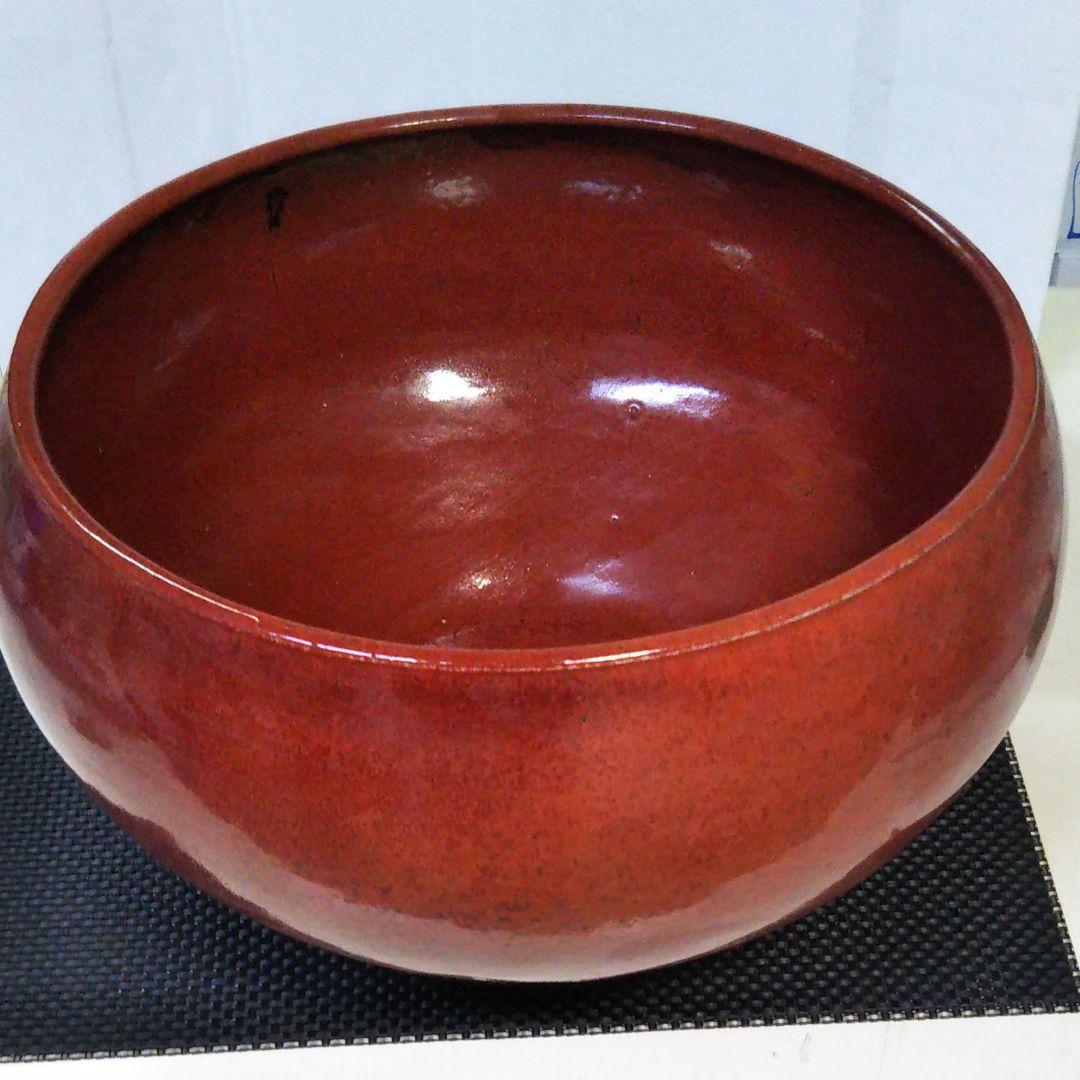 辰砂ドラ大鉢