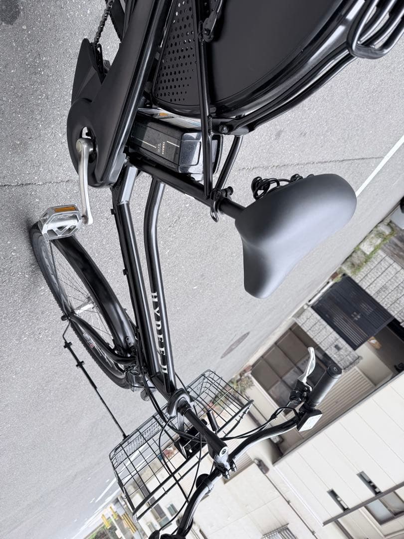大阪府　ブリヂストン　HYDEE II 電動アシスト自転車 ブラック