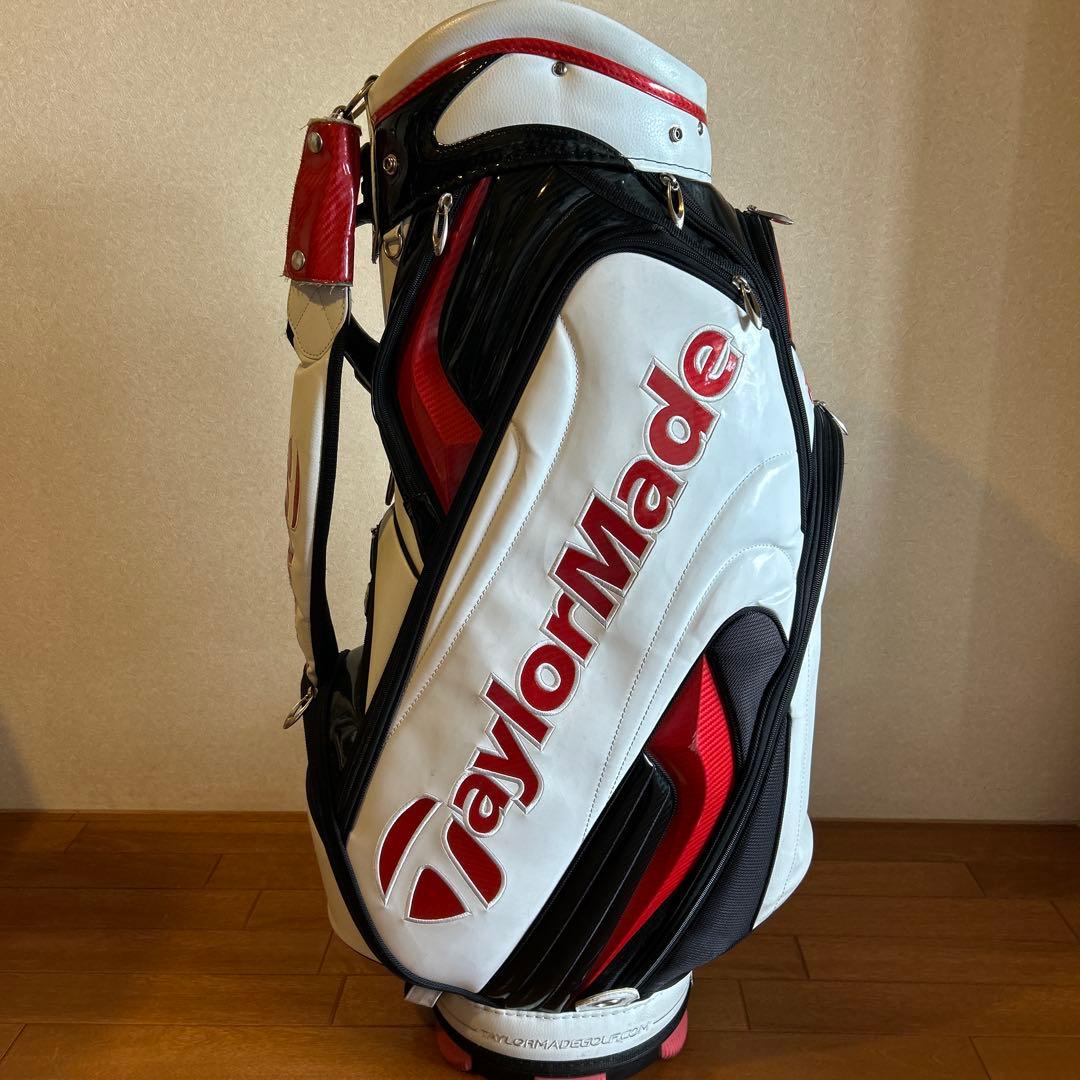 TaylorMade キャディバッグ ホワイト/レッド