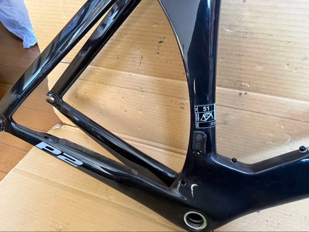 cervelo p2 カーボンフレーム TTバイク フレームセット