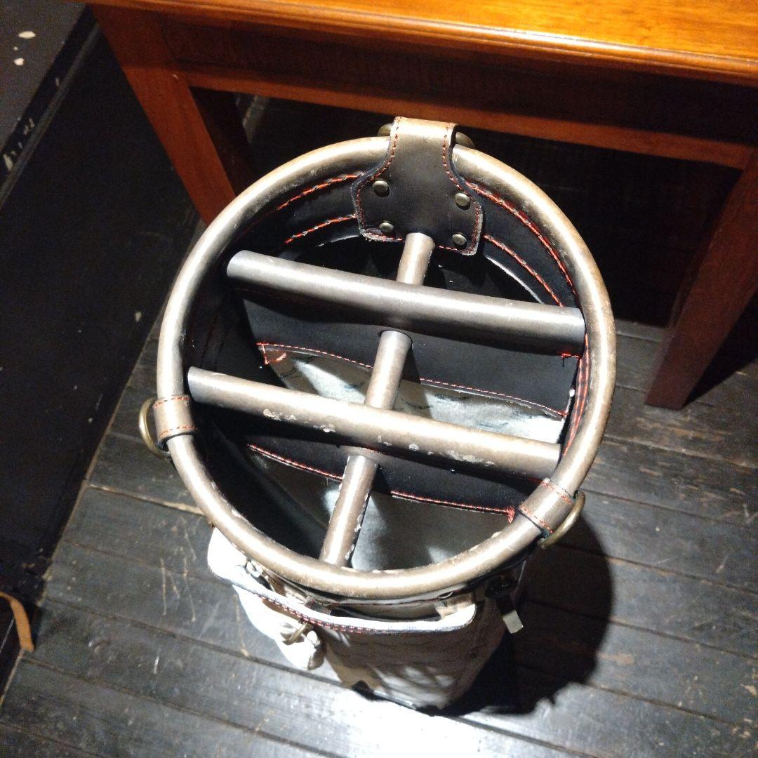 木ノ庄帆布×Mizuno　キャンバス×レザー キャディバッグ