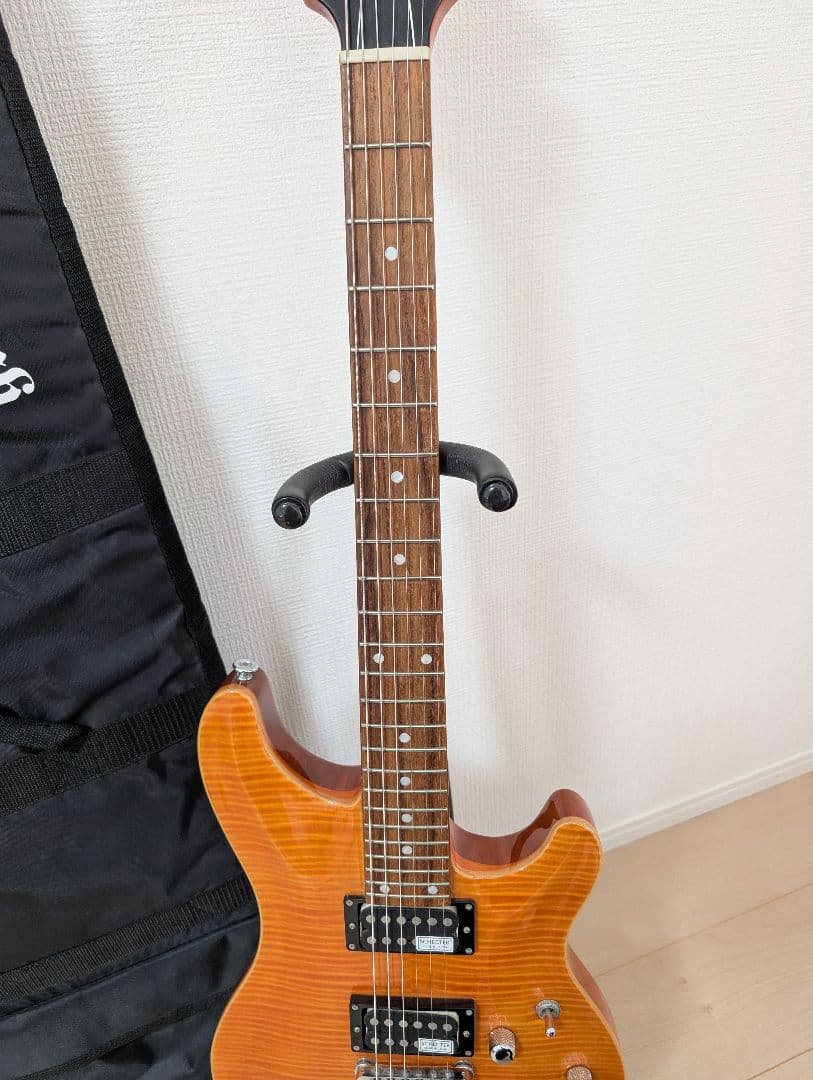 【美品・動作良好】SCHECTER RJ-1-24-TOM AMB　シェクター