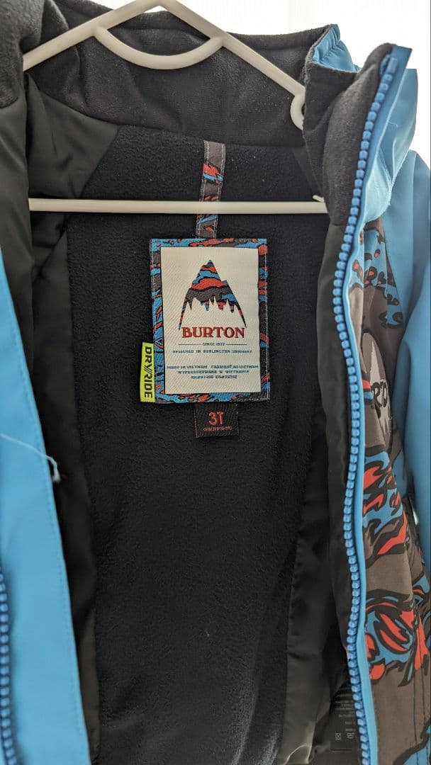 スノーボード　ウェア　子供　BURTON　バートン　上下セット　 キッズ 　3T