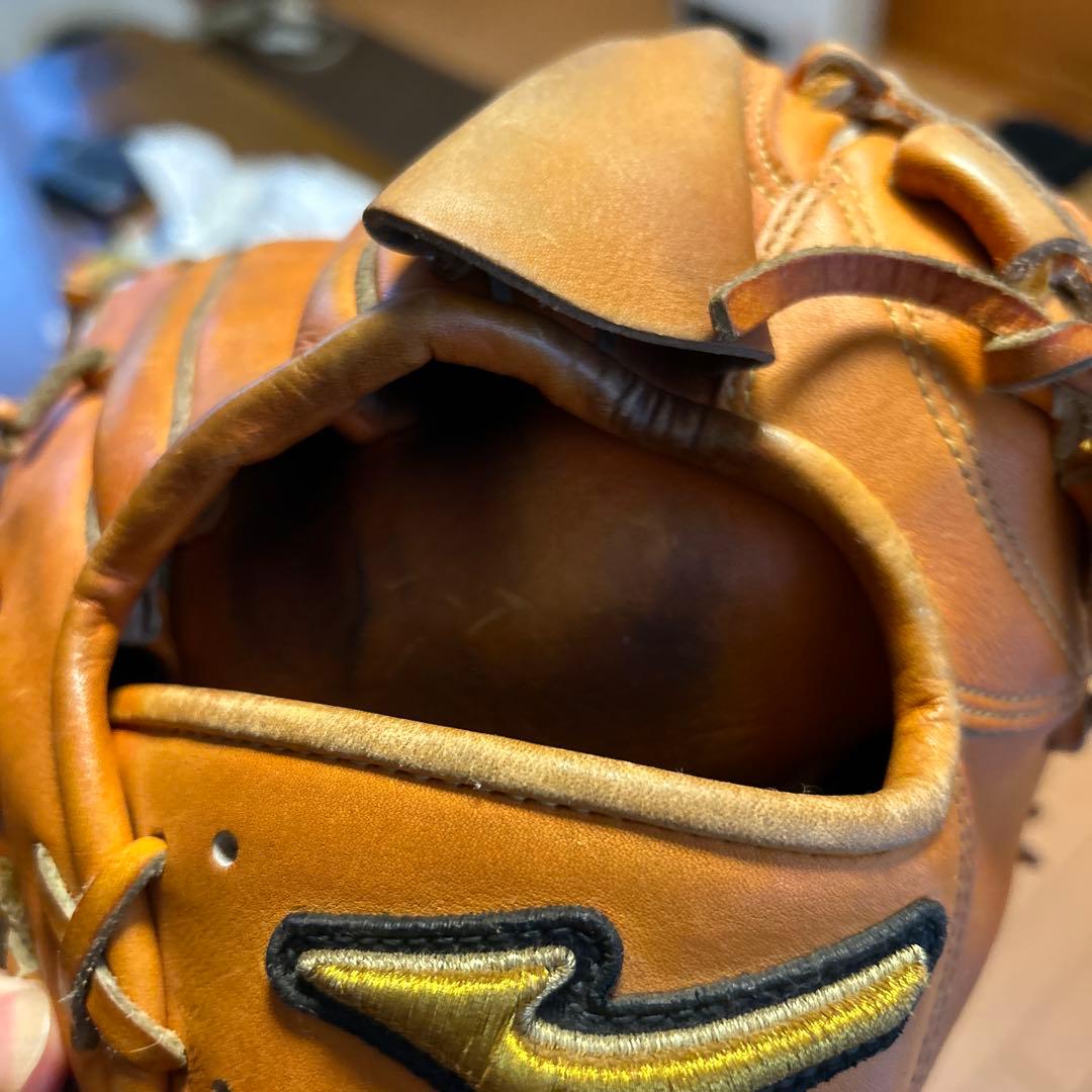 ミズノプロ 硬式グローブ ブラウン