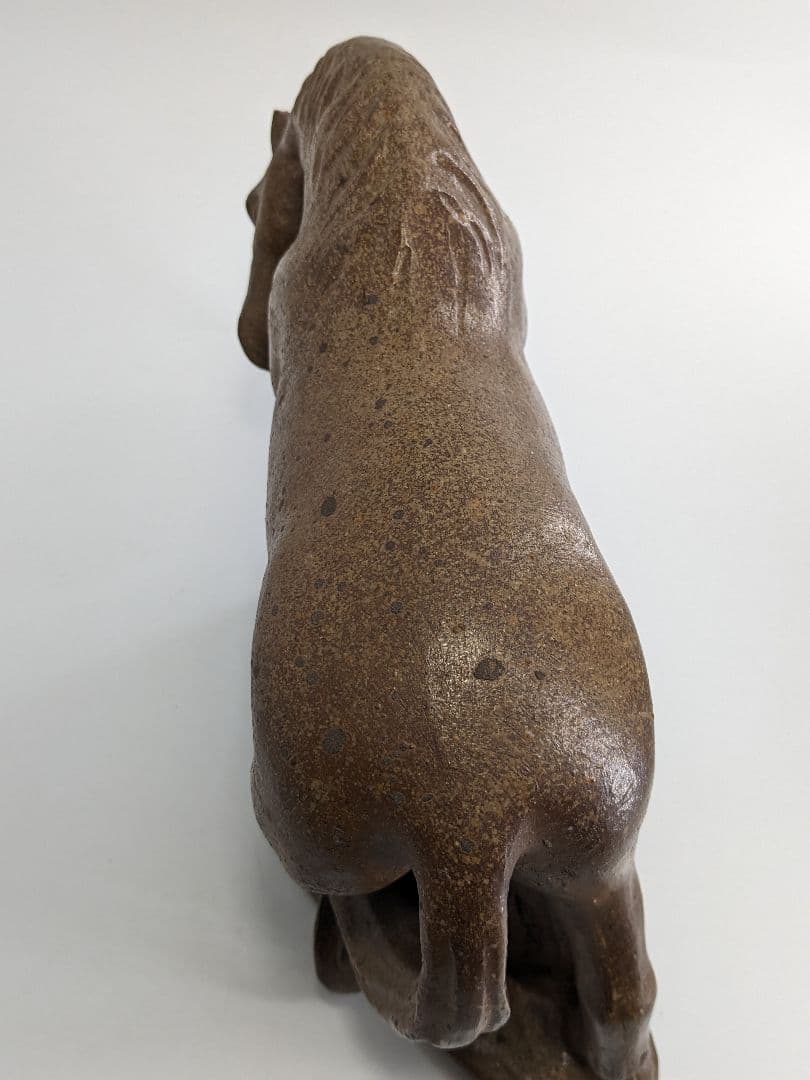 岡山県重要無形文化財 浦上善次 備前焼 午置物 干支 馬 工芸品 細工物 在銘